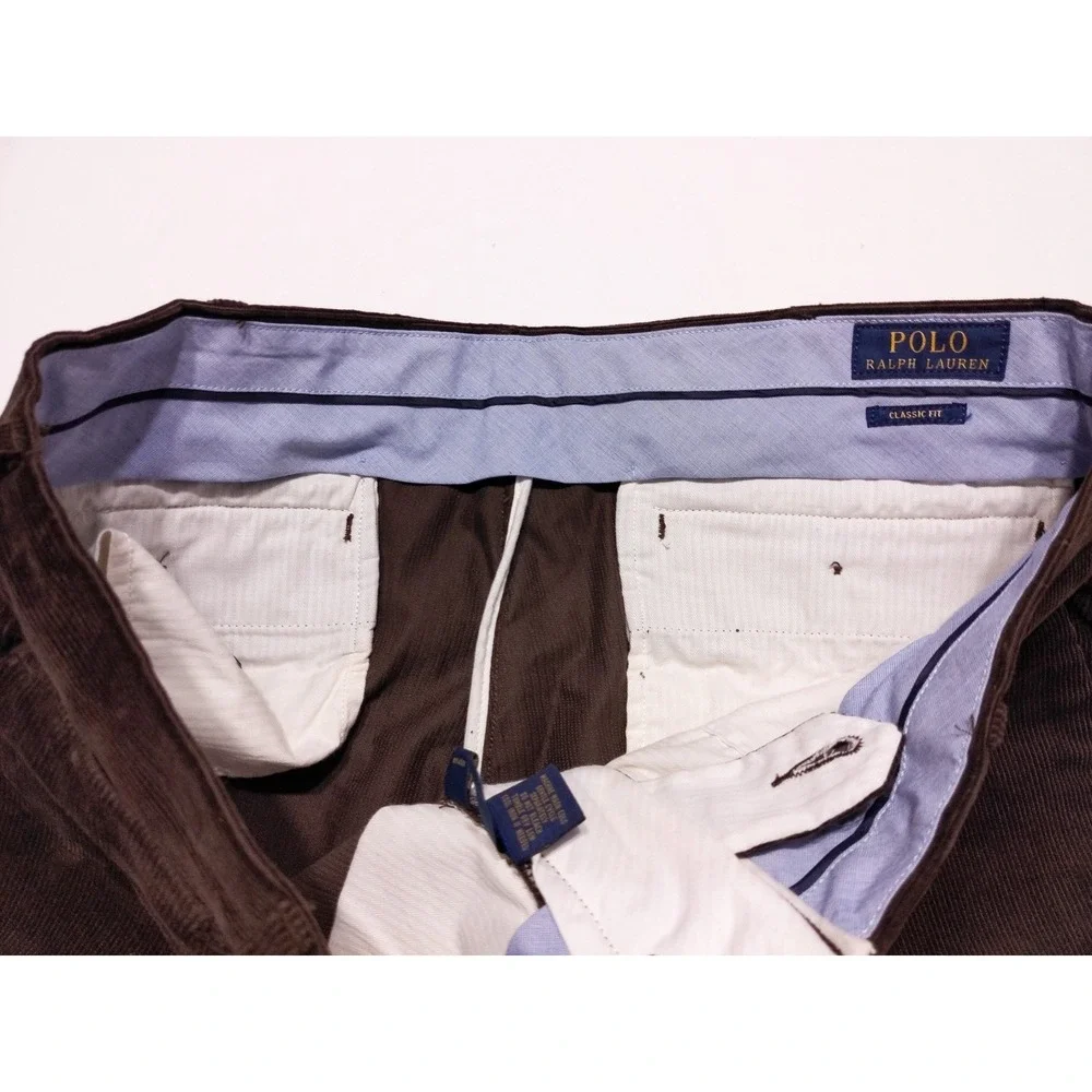 POLO RALPH LAUREN‎ Corduroy Pants Brown ~ 36 x 30